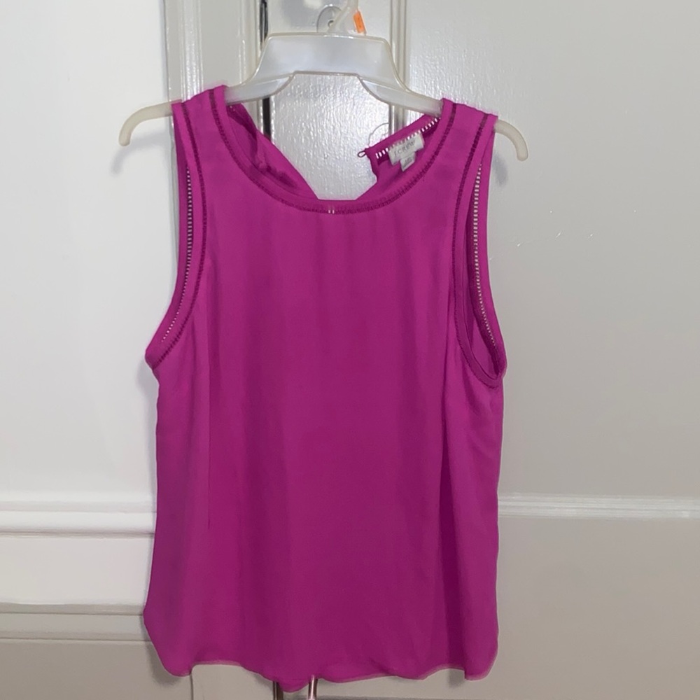 J. Crew sleeveless blouse, size 10, good condition
